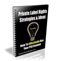 private label rights strategies ideas