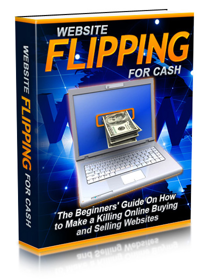 website flipping cash