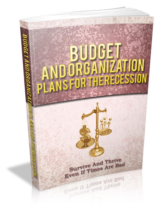 budget organization plans recession