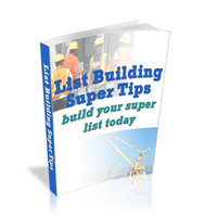 list building super tips
