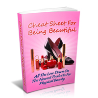 cheat sheet being beautiful