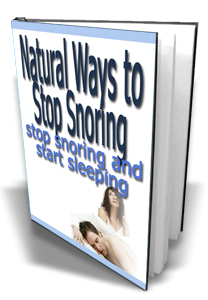 natural ways stop snoring