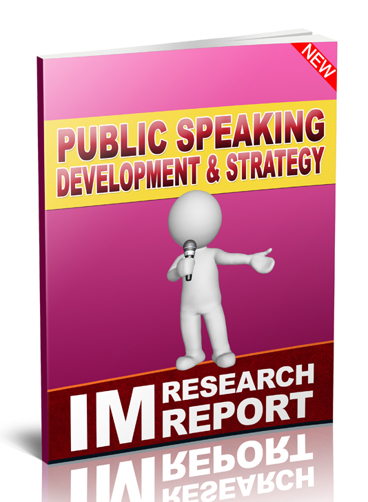 public speaking development strategy