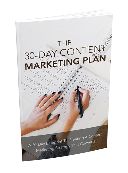 thirty days content marketing plan