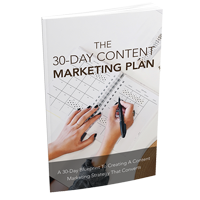 thirty days content marketing plan