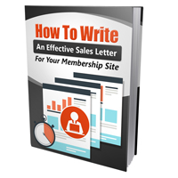 write effective membership sales letter