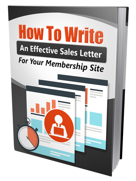 write effective membership sales letter