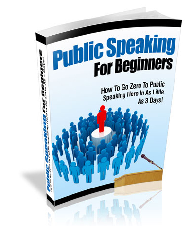 public speaking beginners