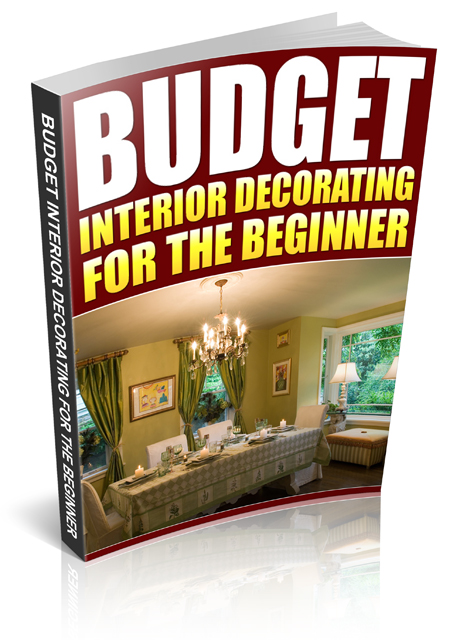 budget interior decorating beginner