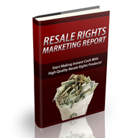 resale rights marketing report