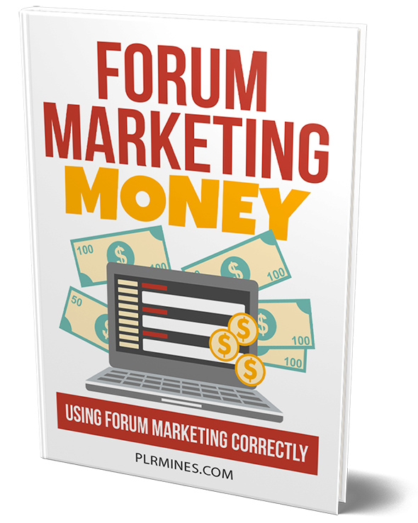 forum marketing money plr ebook