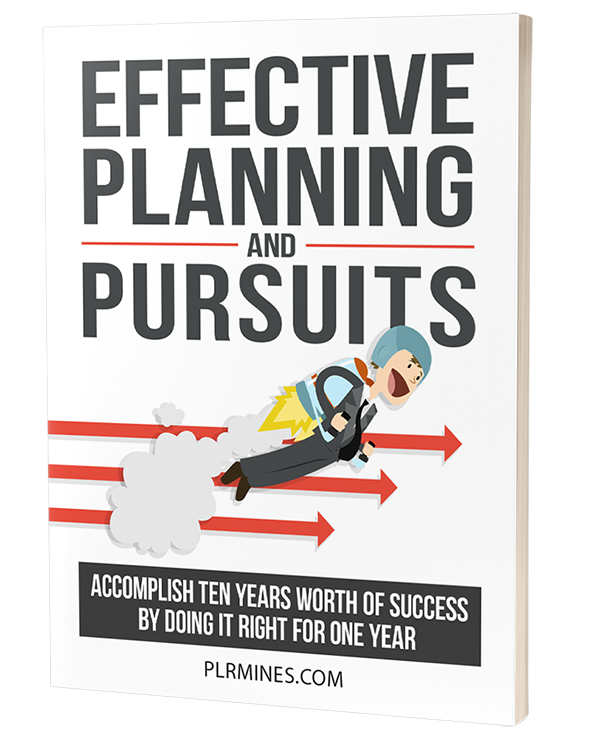 effective planning pursuits ebook plr