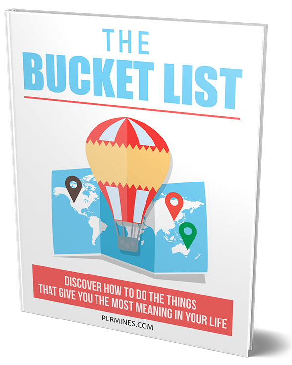 bucket list ebook plr