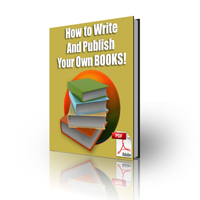 write publish your own books