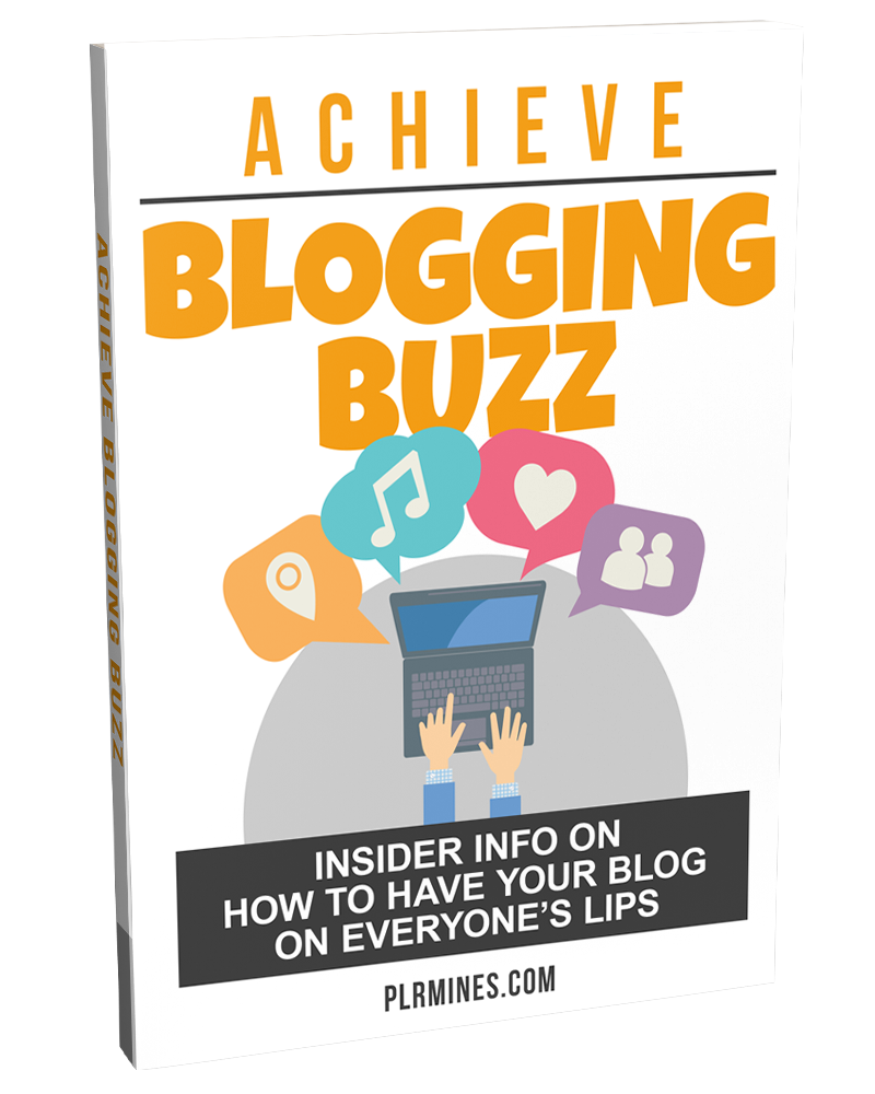 achieve buzz blogging - PLR ebook