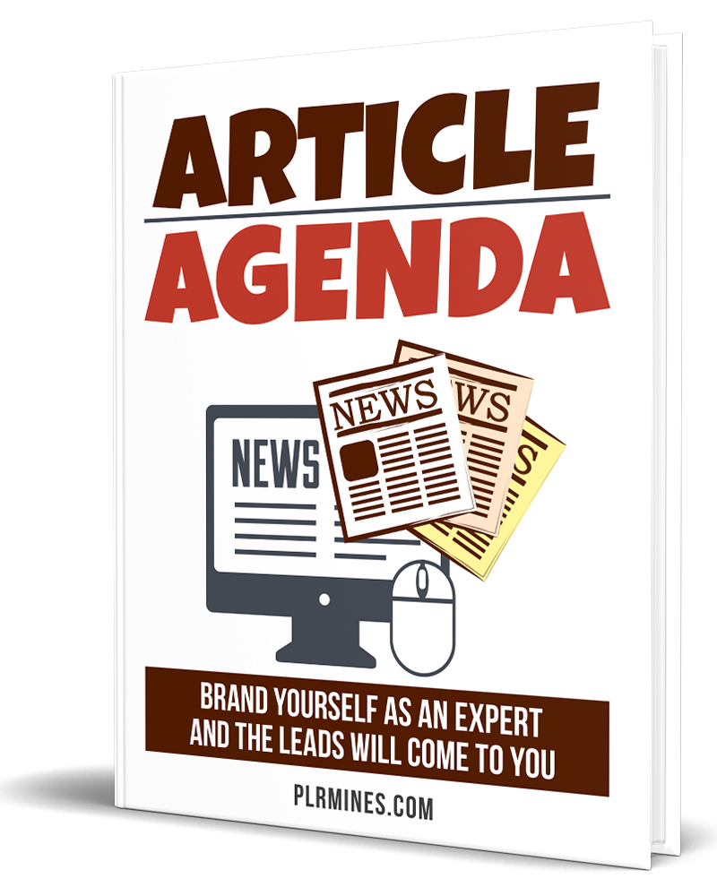 agenda article ebook with private license