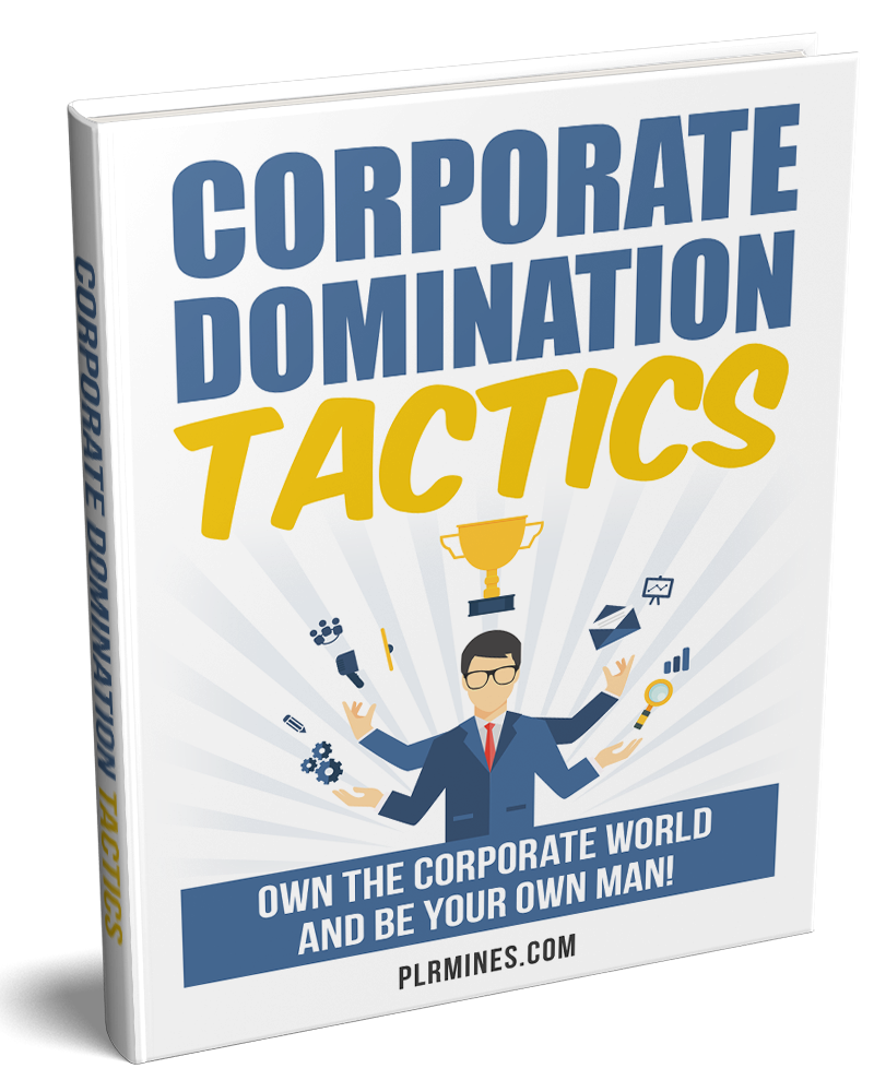 tactics domination corporate ebook with PLR