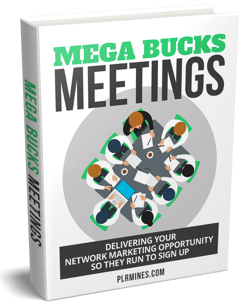 bucks mega meetings ebook with PLR