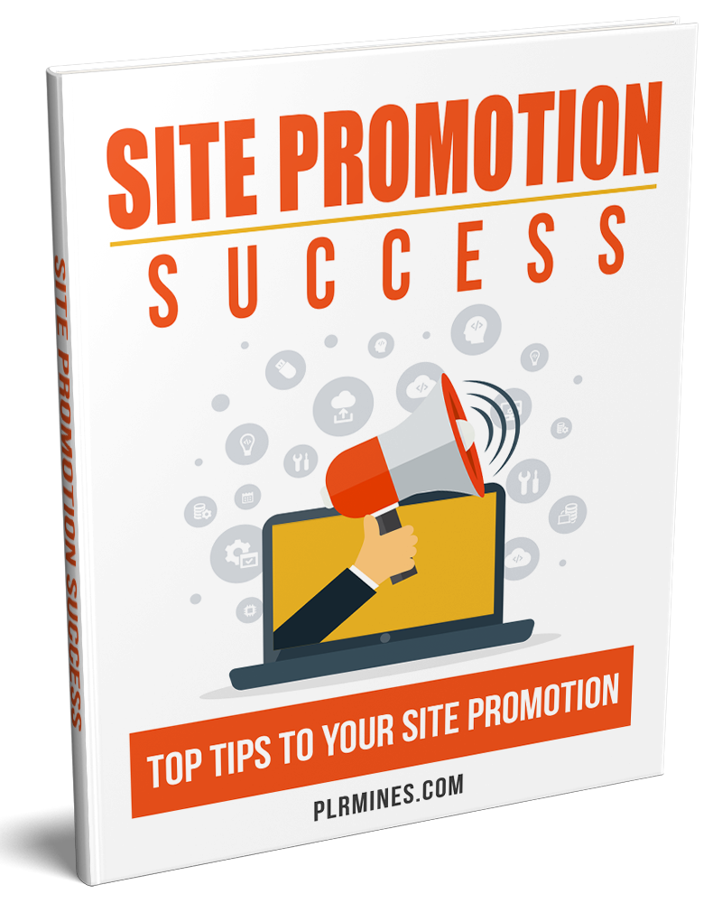 site success promotion ebook with PLR