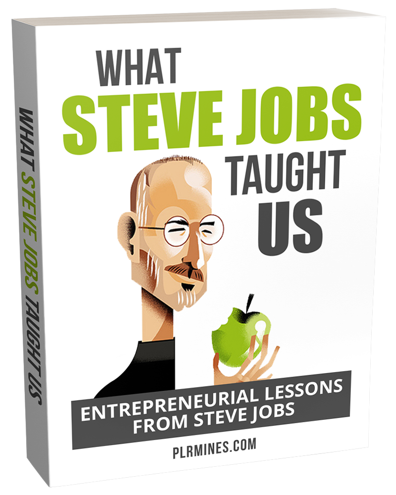 what steve jobs us ebook with PLR