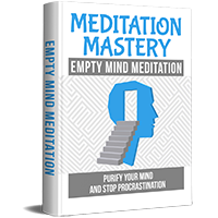 meditation mind empty ebook with private license