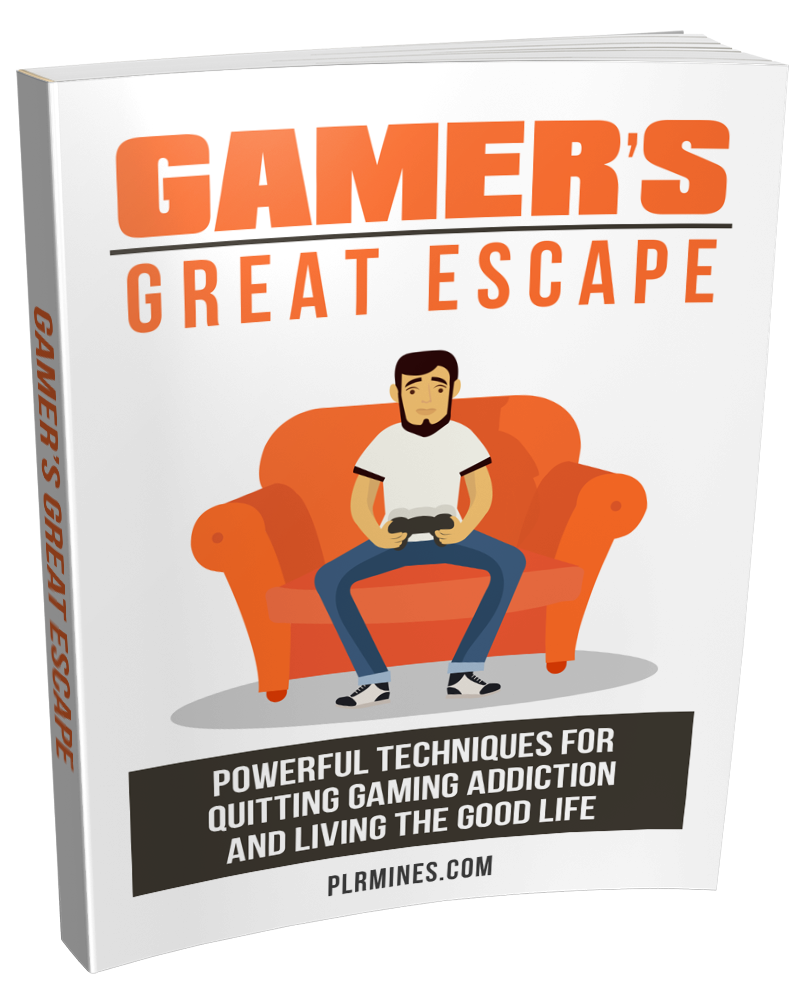 great gamer escape ebook with PLR