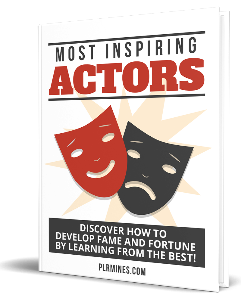 inspiring most actors ebook with PLR