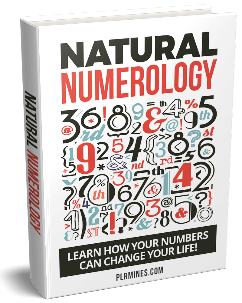 natural numerology ebook with PLR