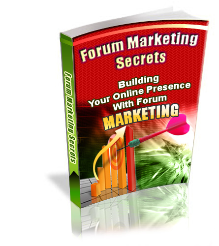 forum marketing secrets building your