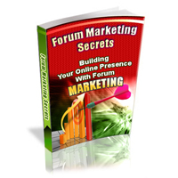 forum marketing secrets building your