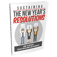 sustaining new resolutions ebook with PLR