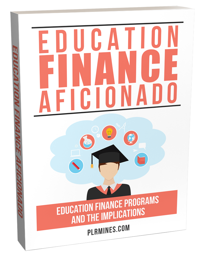 education aficionado finance - PLR ebook