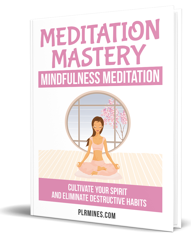 meditation mindfulness ebook with private rights