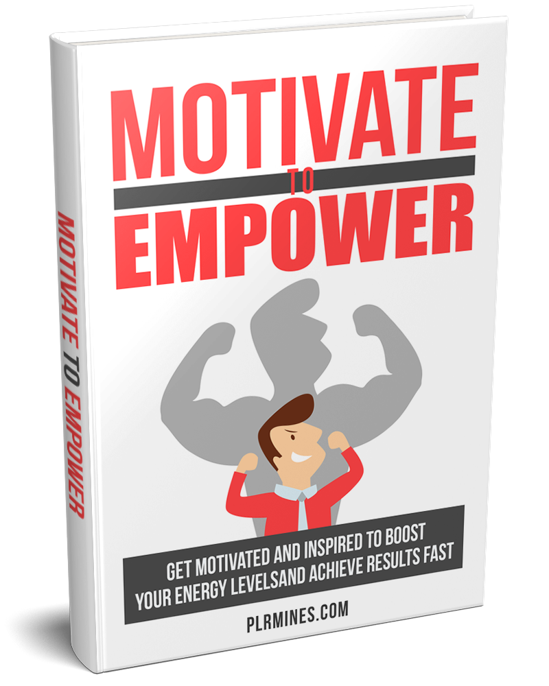 motivate empower ebook with PLR