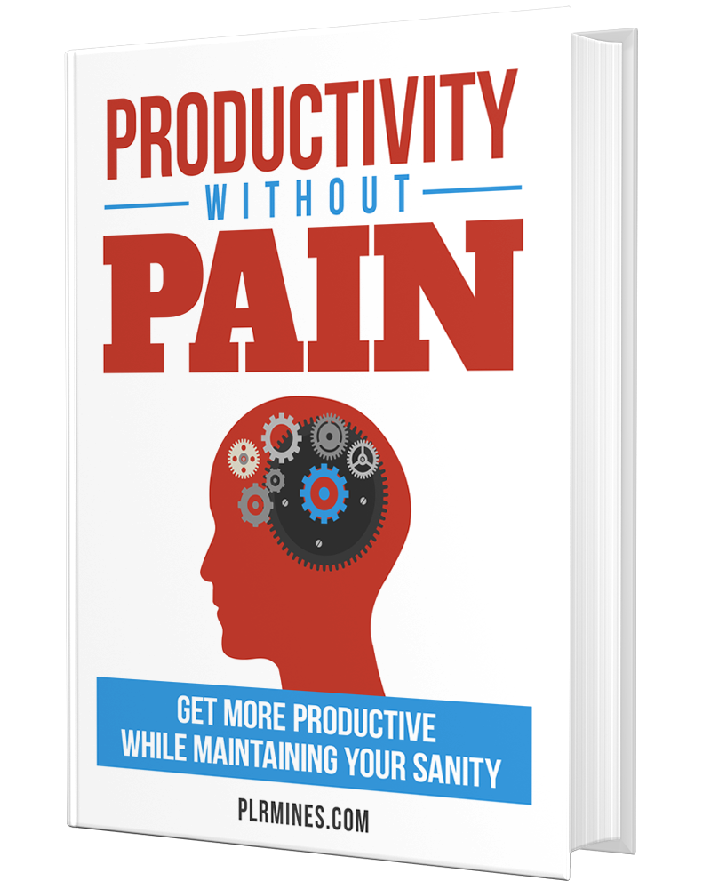 without productivity pain ebook with PLR