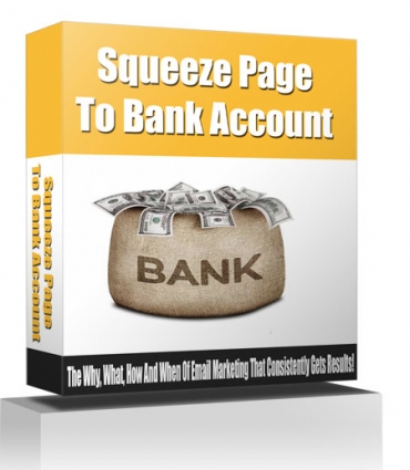 squeeze page bank account