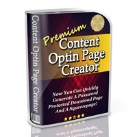 premium content optin page creator