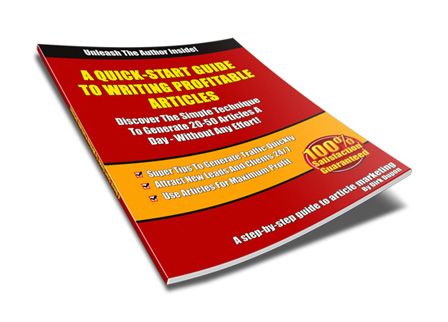 quick start guide writing profitable