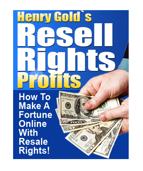 resell rights profits