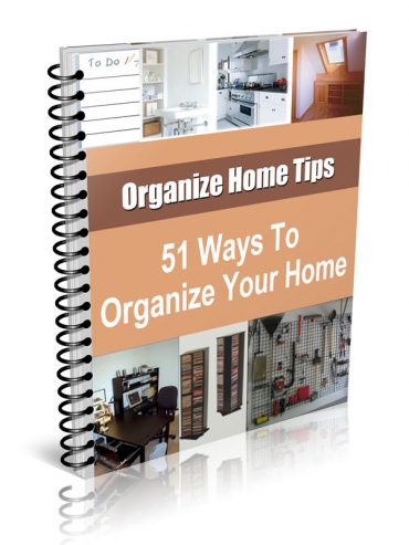 51 ways organize your home