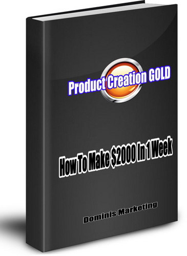 product creation gold