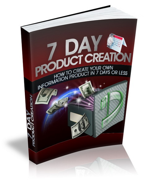 seven day product creation