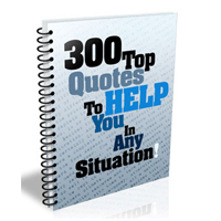 300 top quotes help you any