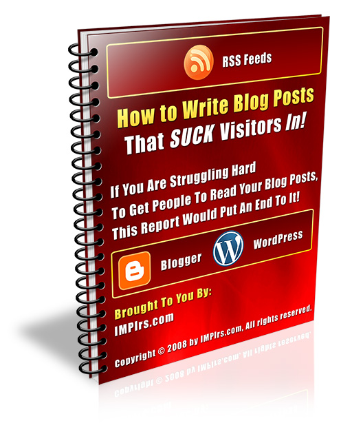 write blog posts suck visitors