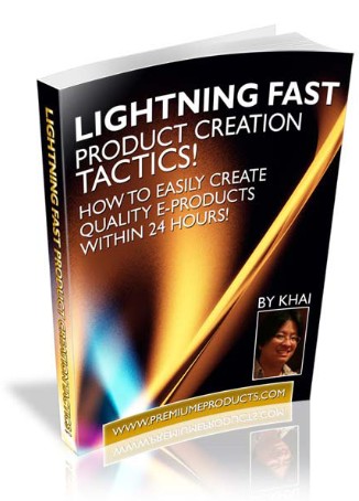 lightning fast product creation tactics