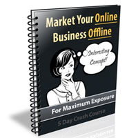 market your online business offline