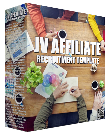 jv affiliate recruitment template guide