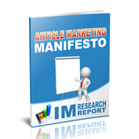 article marketing manifesto