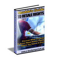 newbies guide resale rights