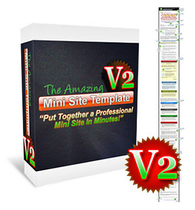 amazing mini site template v2